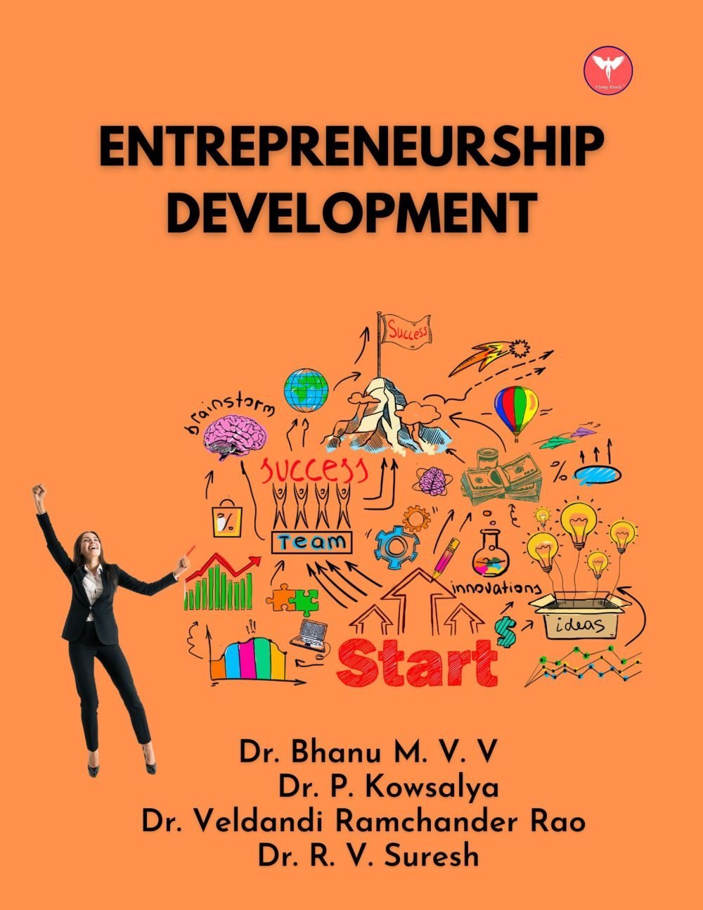 Entrepreneurship Development — book cover, Dr. P. Kowsalya, Dr. Bhanu M. V. V, Dr. R. V. Suresh, Dr. Veldandi Ramchander Rao