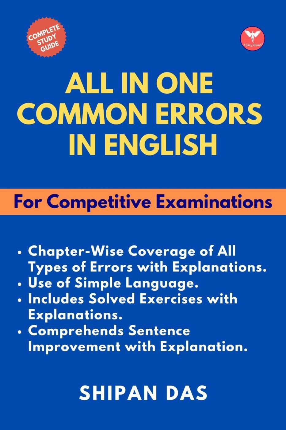 All in One Common Errors in English — book cover, Shipan Das